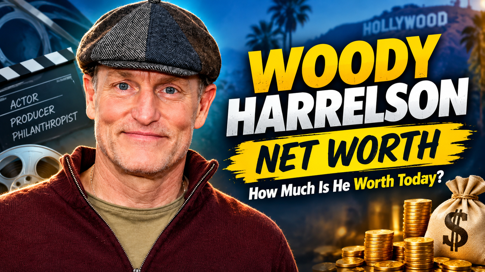 woody harrelson net worth